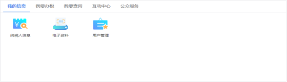 海南省電子稅務局我的信息模塊