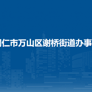 銅仁市萬山區(qū)謝橋街道辦事處黨務(wù)政務(wù)綜合服務(wù)中心（便民服務(wù)中心）