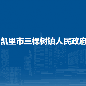 凱里市三棵樹鎮(zhèn)政府各部門負責人及聯系電話