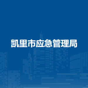 凱里市應(yīng)急管理局各部門負(fù)責(zé)人及聯(lián)系電話