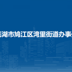蕪湖市鳩江區(qū)灣里街道退役軍人服務(wù)管理站
