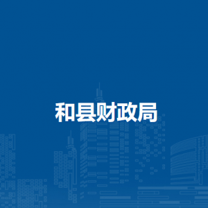 和縣財政局辦公室