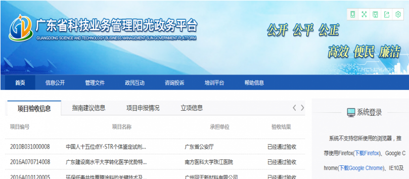 廣東省科技業(yè)務(wù)管理陽光政務(wù)平臺 廣東省科技業(yè)務(wù)管理陽光政務(wù)平臺