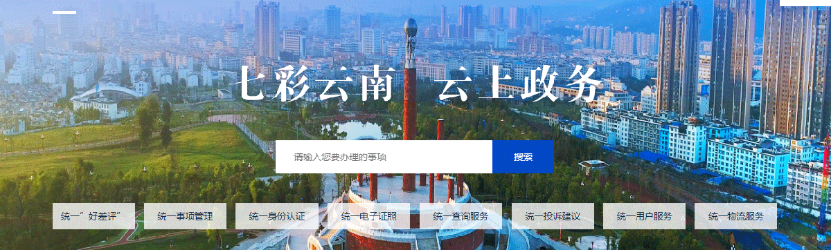 楚雄政務服務網入口