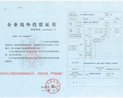 境外投資項目核準(zhǔn)和備案