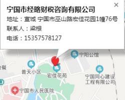 寧國(guó)市經(jīng)略財(cái)稅咨詢有限公司