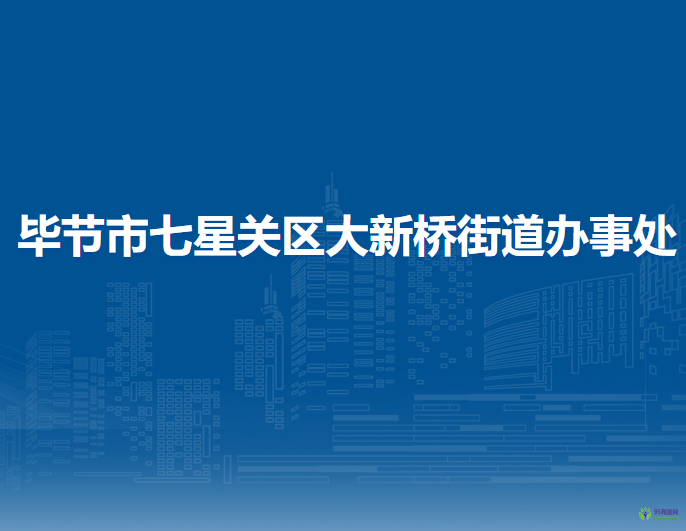 畢節(jié)市七星關區(qū)大新橋街道辦事處