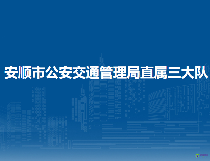 安順市公安交通管理局直屬三大隊(duì)