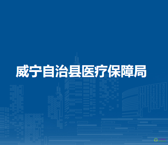 威寧自治縣醫(yī)療保障局