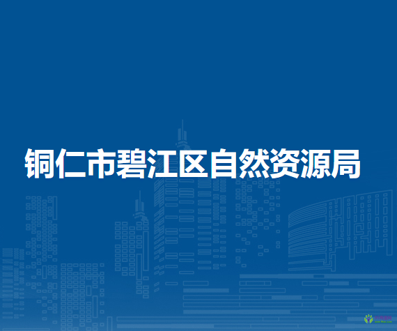 銅仁市碧江區(qū)自然資源局