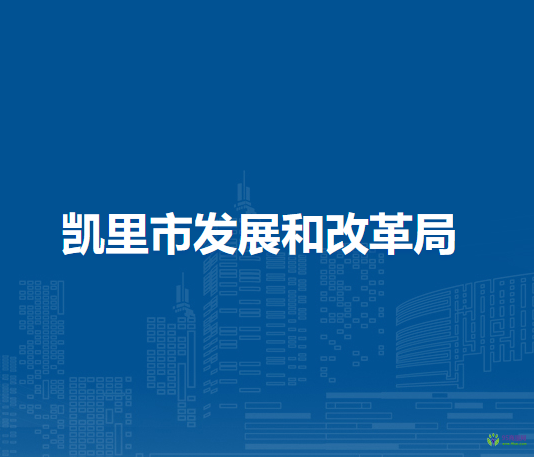 凱里市發(fā)展和改革局