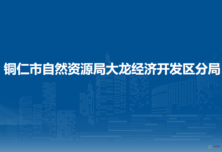 銅仁市自然資源局大龍經(jīng)濟開發(fā)區(qū)分局