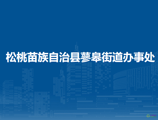 松桃苗族自治縣蓼皋街道辦事處