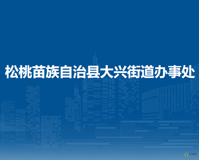 松桃苗族自治縣大興街道辦事處