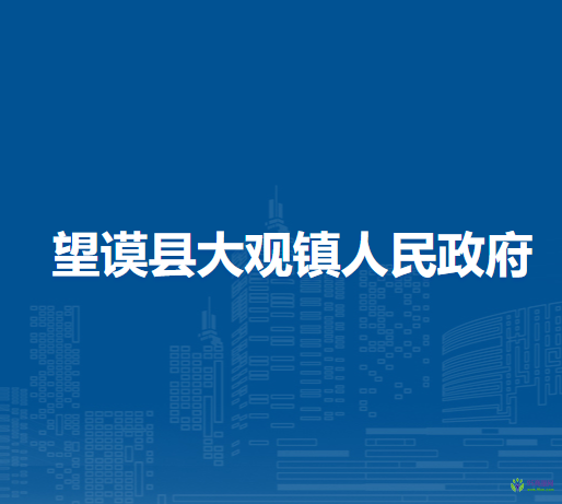 望謨縣大觀鎮(zhèn)人民政府