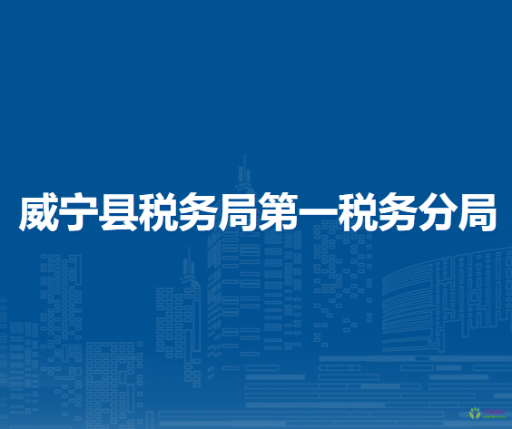 威寧彝族回族苗族自治縣稅務(wù)局第一稅務(wù)分局