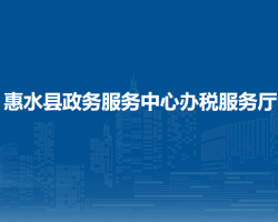 惠水縣政務(wù)服務(wù)中心辦稅服