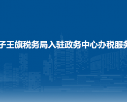 四子王旗稅務局入駐政務中