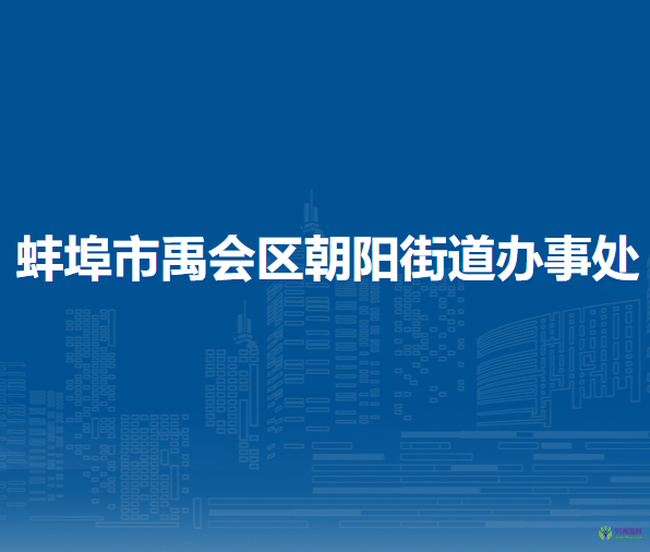 蚌埠市禹會區(qū)朝陽街道辦事處