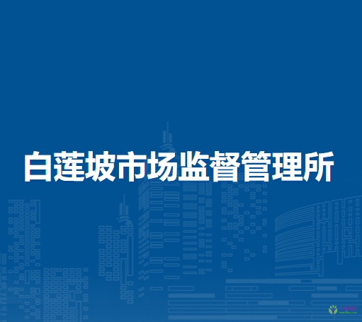 懷遠(yuǎn)縣白蓮坡市場(chǎng)監(jiān)督管理所
