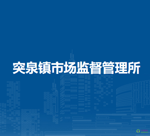 突泉縣突泉鎮(zhèn)市場監(jiān)督管理所