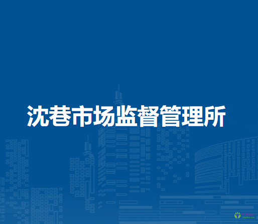 蕪湖市鳩江區(qū)沈巷市場監(jiān)督管理所