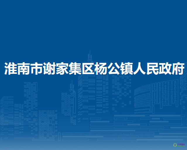 淮南市謝家集區(qū)楊公鎮(zhèn)人民政府